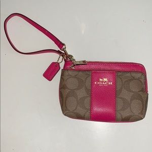 Coach wristlet mini purse